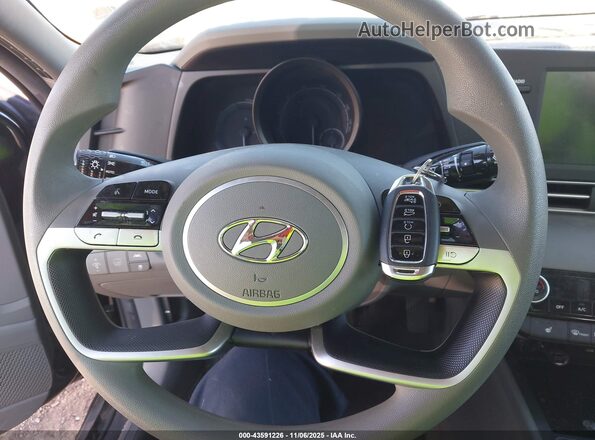 KMHLM4AJ4NU020862 2022 HYUNDAI ELANTRA HYBRID Black Widok deski rozdzielczej