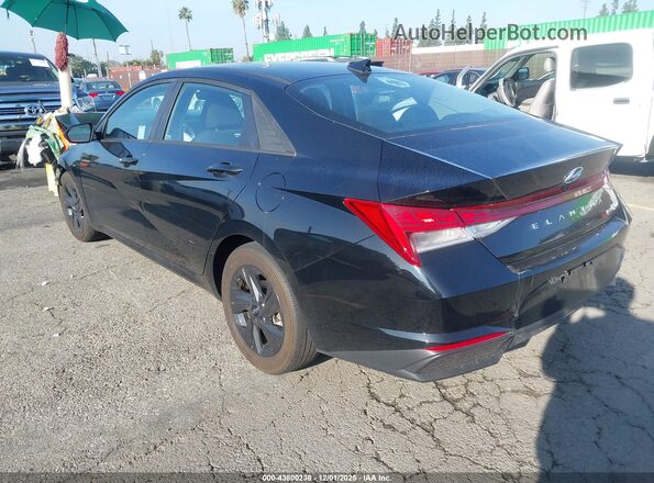 KMHLM4AJ5PU079292 2023 HYUNDAI ELANTRA HYBRID Черный Задняя левая четверть
