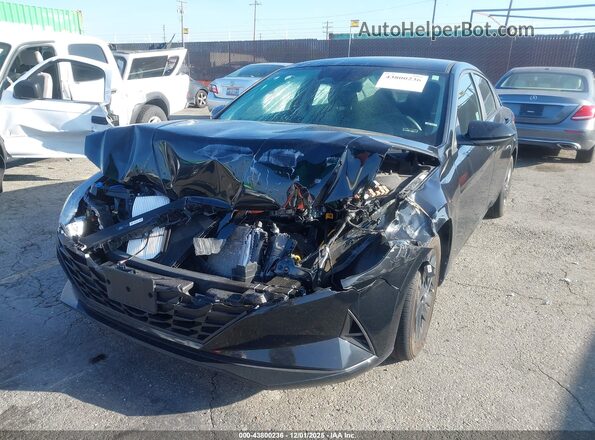 KMHLM4AJ5PU079292 2023 HYUNDAI ELANTRA HYBRID Черный Передняя левая четверть