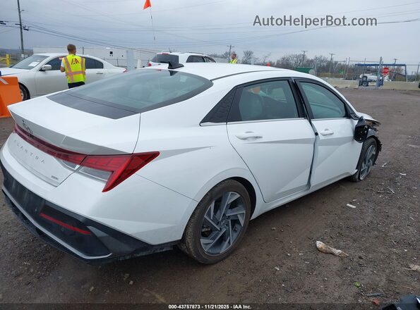 KMHLN4DJ1RU105933 2024 HYUNDAI ELANTRA HYBRID Белый Панорамный вид салона 360°