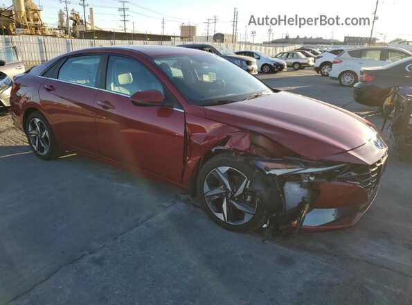 KMHLP4AG9PU588930 2023 HYUNDAI ELANTRA Красный Передняя правая четверть