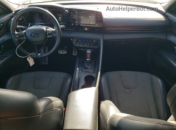 KMHLR4AF0MU147555 2021 HYUNDAI ELANTRA Серый Вид панели приборов