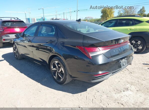 KMHLS4AG8PU417259 2023 HYUNDAI ELANTRA Черный Задняя левая четверть