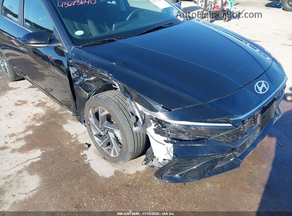 KMHLS4DGXRU707419 2024 HYUNDAI ELANTRA Black Вид спереду