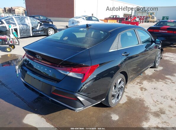 KMHLS4DGXRU707419 2024 HYUNDAI ELANTRA Black Задня права чверть