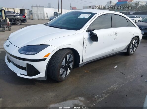 KMHM14AB3SA085933 2025 HYUNDAI IONIQ 6 White Передня ліва чверть