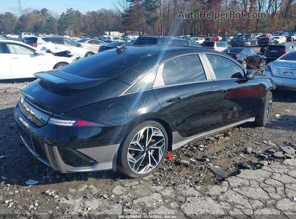 KMHM34AA2SA084645 2025 HYUNDAI IONIQ 6 Черный Задняя правая четверть