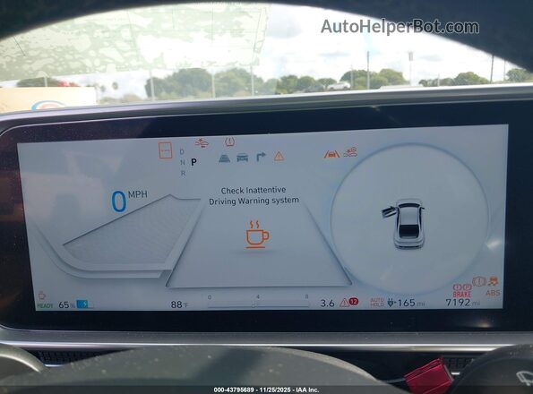 KMHM54AC5RA064248 2024 HYUNDAI IONIQ 6 Gray უკანა სავარძლების ხედი