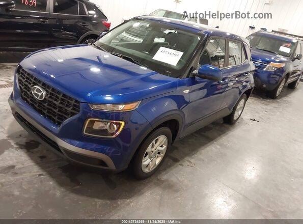 KMHRB8A39MU067893 2021 HYUNDAI VENUE Синий Передняя левая четверть