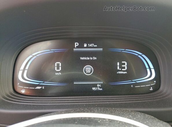 KMHRC8A30RU302069 2024 HYUNDAI VENUE Красный Вид щитка приборов