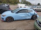 2020 Hyundai Veloster N   Light Blue vin: KMHT36AH2LU007164