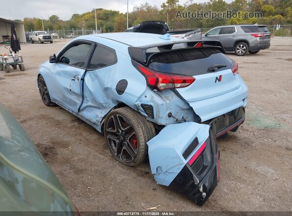 KMHT36AH2LU007164 2020 HYUNDAI VELOSTER N Light Blue უკანა მარცხენა