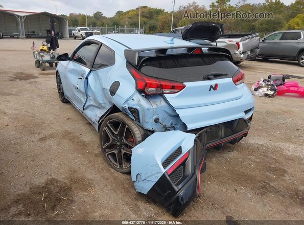 KMHT36AH2LU007164 2020 HYUNDAI VELOSTER N Light Blue წინა ხედი