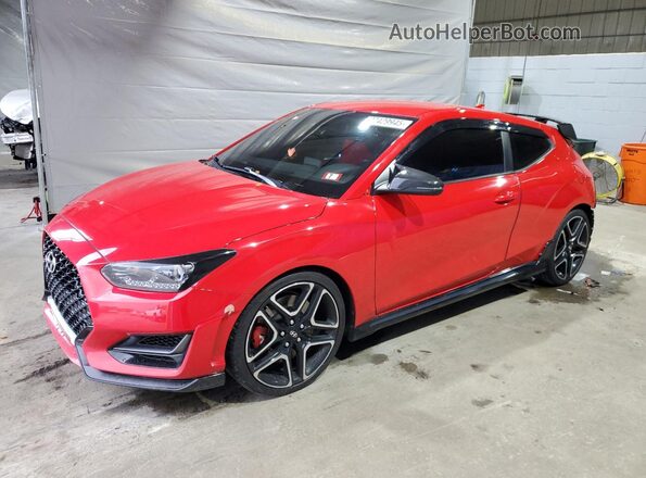 KMHT36AHXMU009794 2021 HYUNDAI VELOSTER Red Vista tres cuartos delantera izquierda
