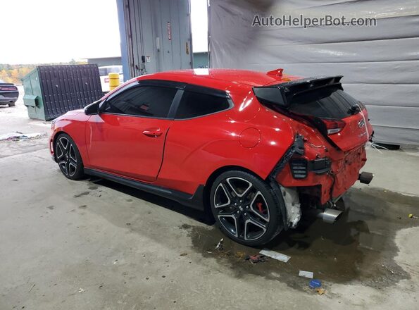 KMHT36AHXMU009794 2021 HYUNDAI VELOSTER Red Trasero izquierdo