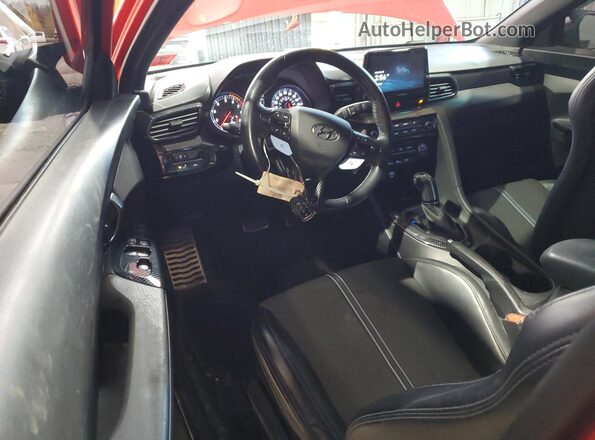 KMHT36AHXMU009794 2021 HYUNDAI VELOSTER Red Vista del salpicadero