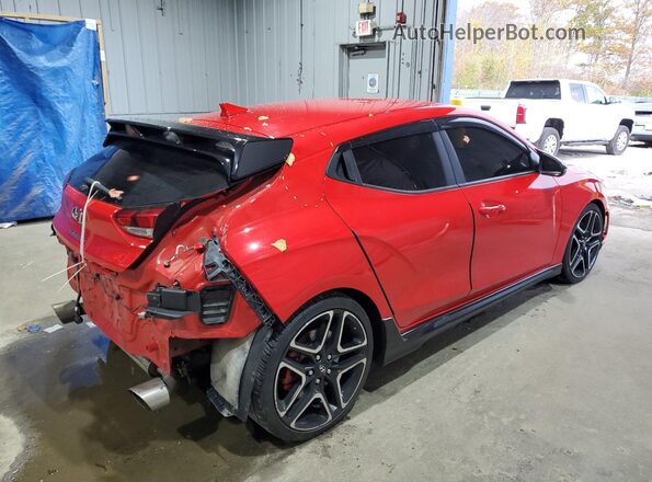 KMHT36AHXMU009794 2021 HYUNDAI VELOSTER Red Trasero derecho