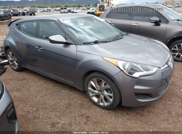 KMHTC6AD2GU270399 2016 HYUNDAI VELOSTER Gray Передня права чверть