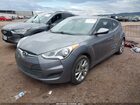 2016 Hyundai Veloster   Gray vin: KMHTC6AD2GU270399