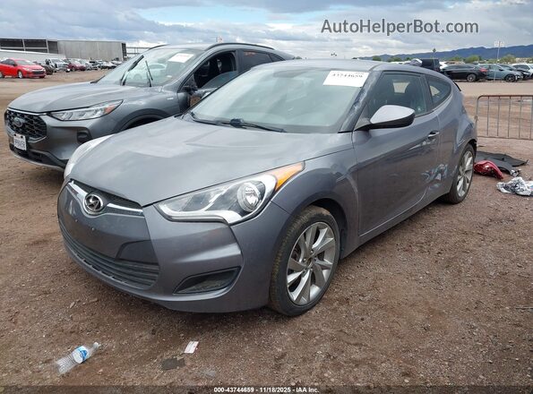 KMHTC6AD2GU270399 2016 HYUNDAI VELOSTER Gray Передня ліва чверть