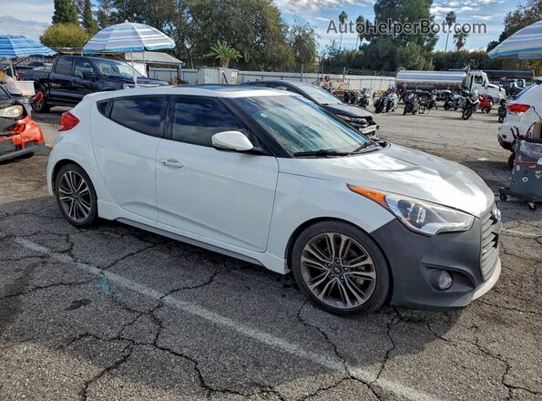 KMHTC6AEXGU286679 2016 HYUNDAI VELOSTER White Przód prawy