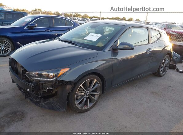 KMHTG6AF0LU024354 2020 HYUNDAI VELOSTER Gray Передня ліва чверть