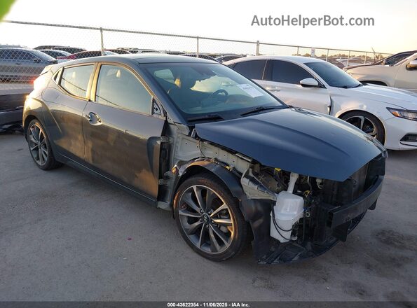 KMHTG6AF0LU024354 2020 HYUNDAI VELOSTER Gray Передня права чверть