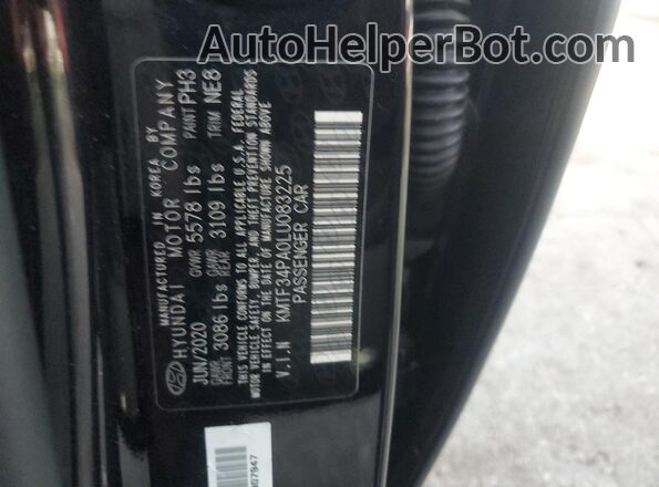 KMTF34PA0LU083225 2020 GENESIS G90 Черный Вид подкапотного пространства
