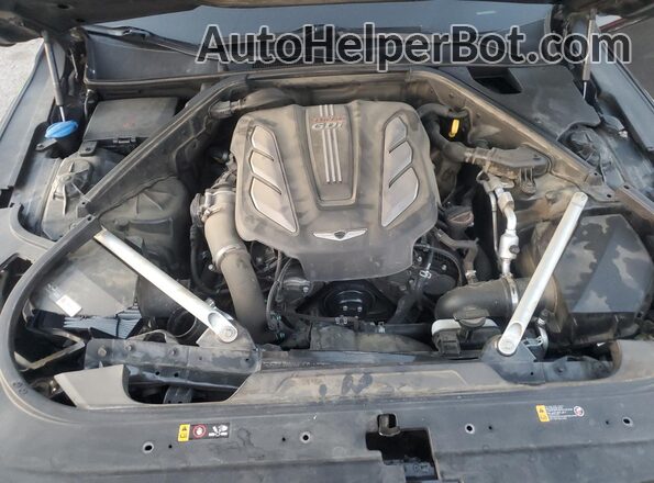 KMTF34PA0LU083225 2020 GENESIS G90 Черный Вид задней части салона