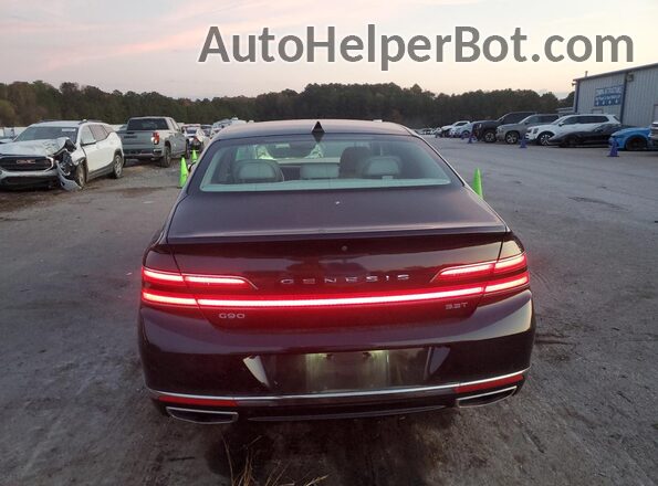 KMTF34PA0LU083225 2020 GENESIS G90 Черный Вид сзади