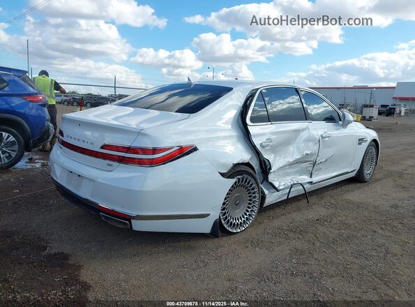 KMTF54PH6LU076576 2020 GENESIS G90 White Tył prawy