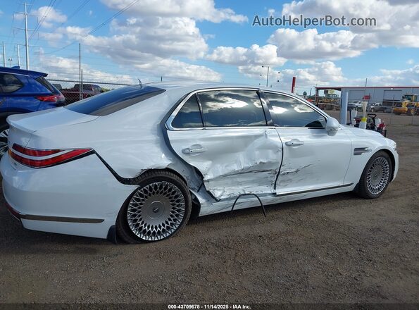 KMTF54PH6LU076576 2020 GENESIS G90 White Widok z przodu