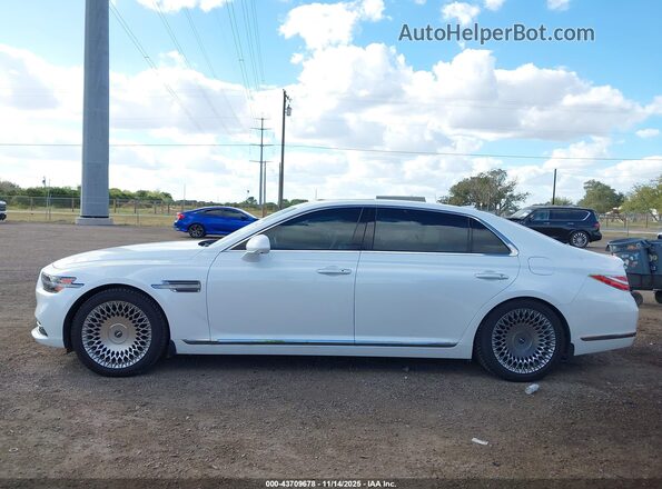 KMTF54PH6LU076576 2020 GENESIS G90 White Widok wnętrza 360 stopni