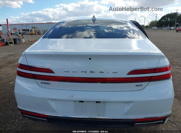 KMTF54PH6LU076576 2020 GENESIS G90 White 