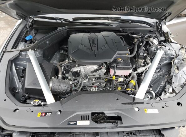 KMTG34SC4SU145334 2025 GENESIS G70 Silver Widok wnętrza z tyłu