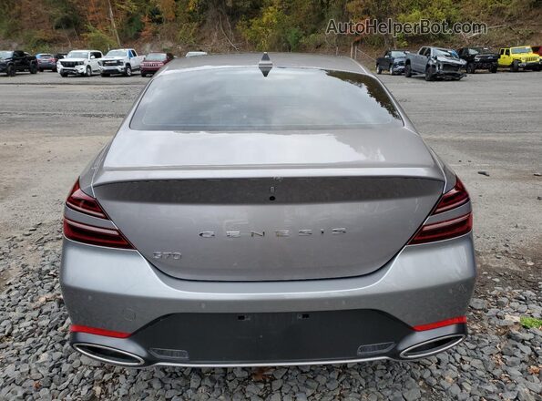 KMTG34SC4SU145334 2025 GENESIS G70 Silver Widok z tyłu