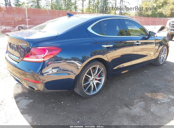 KMTG54LE2LU045051 2020 GENESIS G70 Синий Задняя правая четверть