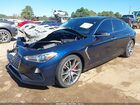 2020 Genesis G70 3.3t Prestige Awd/3.3t Sport Awd Синий vin: KMTG54LE2LU045051