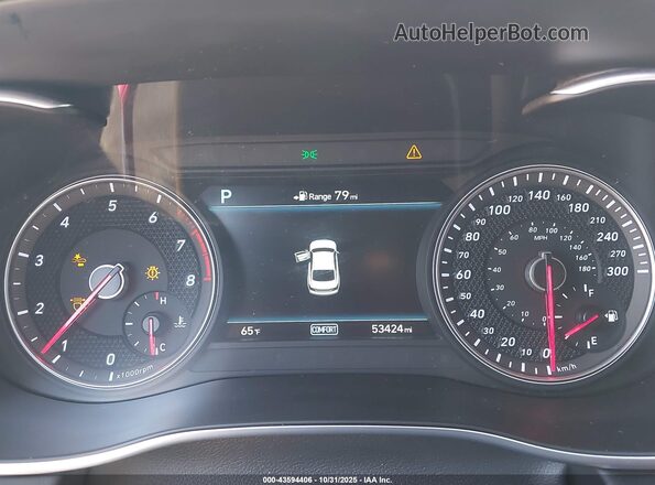 KMTG54LE2LU045051 2020 GENESIS G70 Синий Вид задних сидений