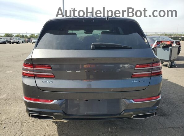 KMUHCESC2NU077948 2022 GENESIS GV80 Gray Rear view
