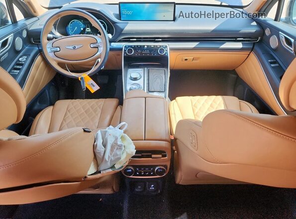 KMUHCESC8RU171001 2024 GENESIS GV80 Синий Вид панели приборов