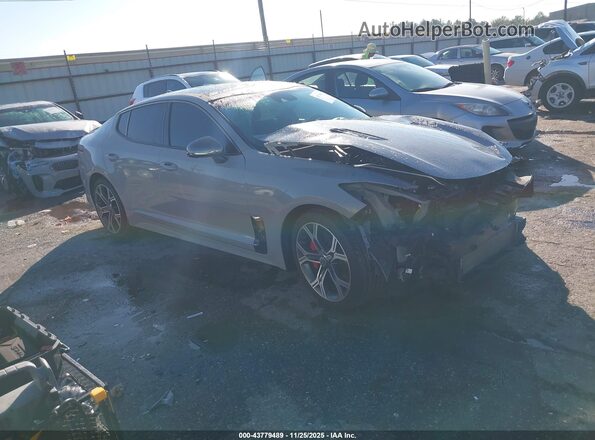 KNAE55LC0M6095976 2021 KIA STINGER Серый Передняя правая четверть