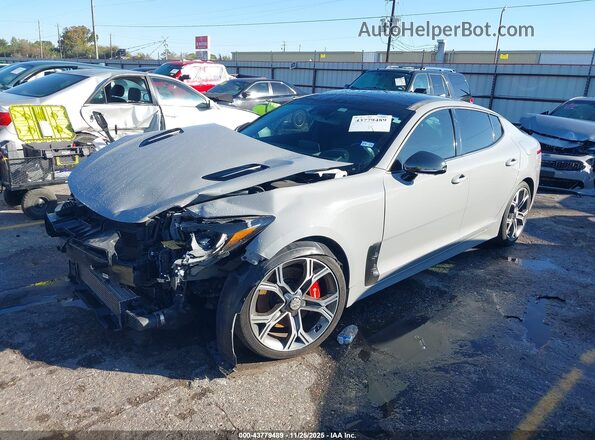 KNAE55LC0M6095976 2021 KIA STINGER Серый Вид спереди