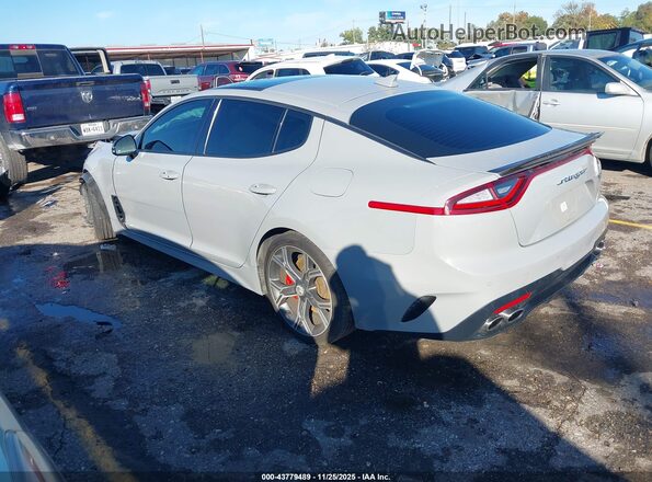 KNAE55LC0M6095976 2021 KIA STINGER Серый Задняя левая четверть