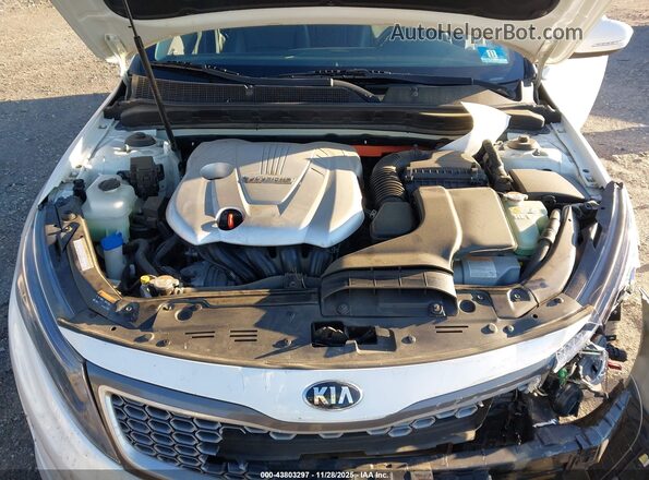KNAGN4AD4G5094015 2016 KIA OPTIMA HYBRID Белый Вид сзади