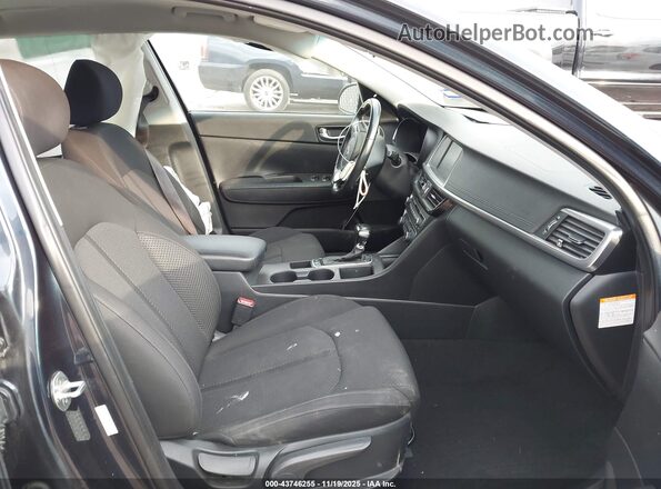 KNAGT4LE1J5021641 2018 KIA OPTIMA HYBRID Черный Вид салона спереди