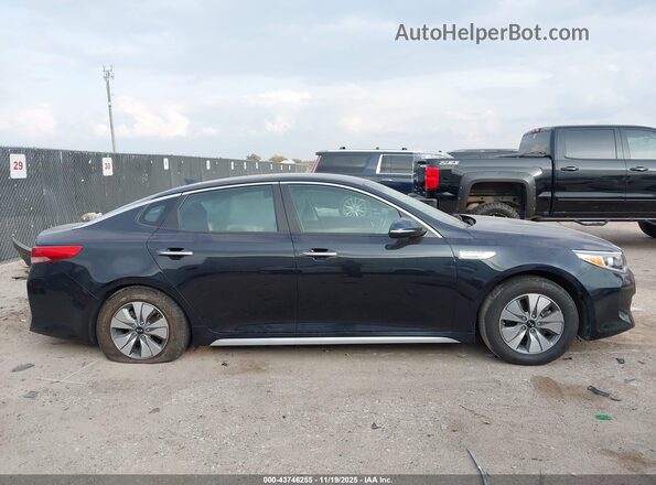 KNAGT4LE1J5021641 2018 KIA OPTIMA HYBRID Черный Вид задней части салона