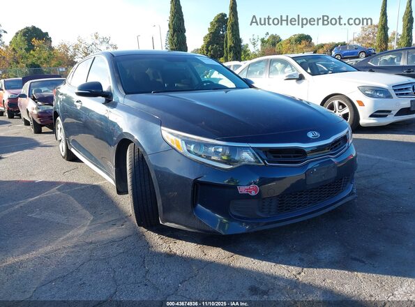KNAGT4LE1J5024247 2018 KIA OPTIMA HYBRID Dark Blue Передняя правая четверть