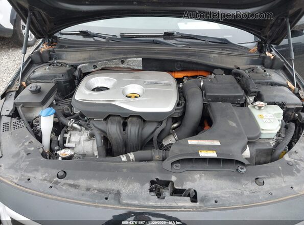 KNAGU4LE2H5010767 2017 KIA OPTIMA HYBRID Black Vista trasera