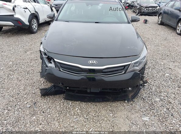 KNAGU4LE2H5010767 2017 KIA OPTIMA HYBRID Black Vista frontal